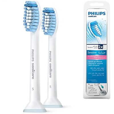Philips Sonicare HX6052/07 Pack Têtes de brosse Sensitive Standard (X2) Philips Sonicare HX6052/07 Pack Têtes de brosse Sensitive Standard (X2)