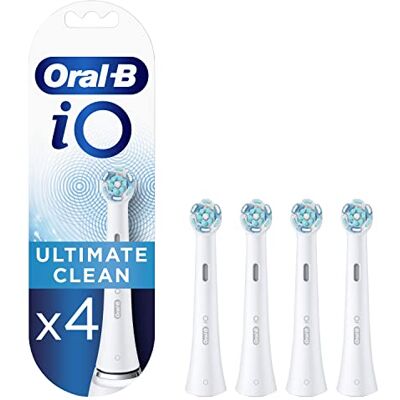 Oral-B iO Ultimate Clean Brossette Pour Brosse À Dents Électrique, Lot De 4, Convient À Une Boîte Aux Lettres Oral-B iO Ultimate Clean Brossette Pour Brosse À Dents Électrique, Lot De 4, Convient À Une Boîte Aux Lettres