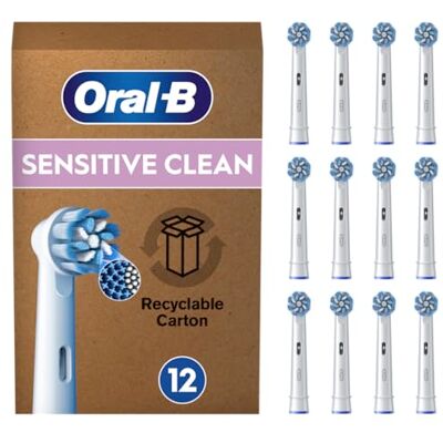 Oral-B Pro Sensitive Clean Brossettes Pour Brosse À Dents, Pack De 12 Unités, Convient À Une Boîte Aux Lettres Oral-B Pro Sensitive Clean Brossettes Pour Brosse À Dents, Pack De 12 Unités, Convient À Une Boîte Aux Lettres