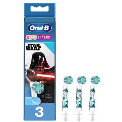 Oral-B Lot de 3 têtes de rechange pour brosse à dents Kids Star Wars Oral-B Lot de 3 têtes de rechange pour brosse à dents Kids Star Wars