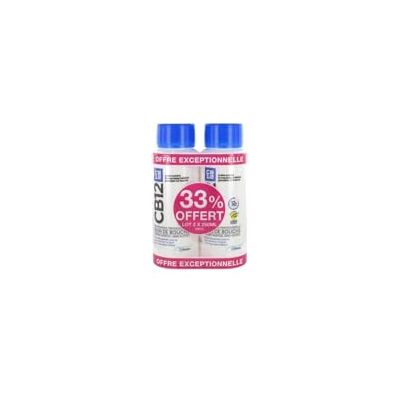 CB12 Renforcement de la dentition Bain de Bouche Lot de 2 x 250 ml, menthe CB12 Renforcement de la dentition Bain de Bouche Lot de 2 x 250 ml, menthe