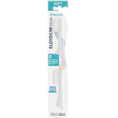 Elgydium Style Electric 2 Brossettes Recharges Medium Elgydium Style Electric 2 Brossettes Recharges Medium