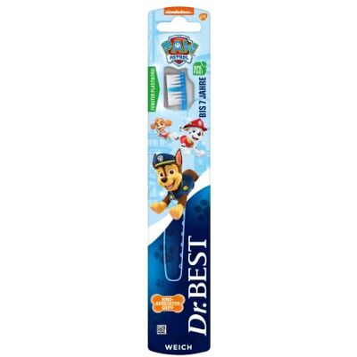 Dr.Best Paw Patrol Brosse à dents souple (1 pièce) Poils doux et poignée adaptée aux enfants Dr.Best Paw Patrol Brosse à dents souple (1 pièce) Poils doux et poignée adaptée aux enfants