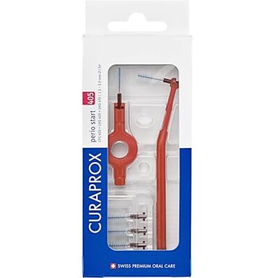 Curaprox CPS 405 Perio Start Avec CPS 405 + UHS 409 Et UHS 470, Rose Set De Brossettes Interdentaires, Pour Grands Espaces, 5 Brossettes Et Support Double, Fabriqué En Suisse Curaprox CPS 405 Perio Start Avec CPS 405 + UHS 409 Et UHS 470, Rose Set De Brossettes Interdentaires, Pour Grands Espaces, 5 Brossettes Et Support Double, Fabriqué En Suisse
