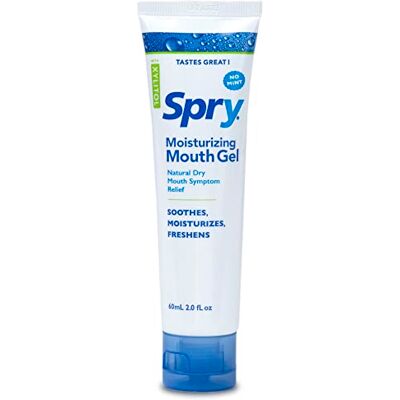 Spry Gel naturel au xylitol pour la sécheresse buccale – Hydratation longue durée, sans sucre, favorise la production de salive et aide à lutter contre la mauvaise haleine, Original Flavor, 2 oz Spry Gel naturel au xylitol pour la sécheresse buccale – Hydratation longue durée, sans sucre, favorise la production de salive et aide à lutter contre la mauvaise haleine, Original Flavor, 2 oz