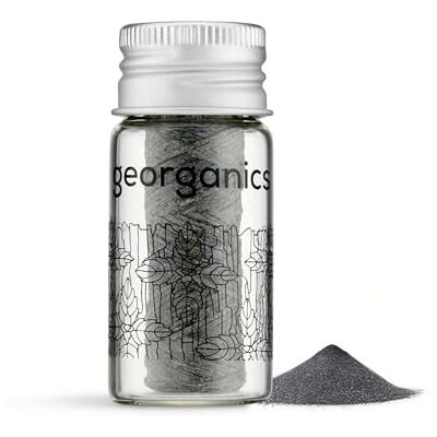 Georganics Fil dentaire naturel biodégradable avec cire d'abeille et menthe poivrée Georganics Fil dentaire naturel biodégradable avec cire d'abeille et menthe poivrée