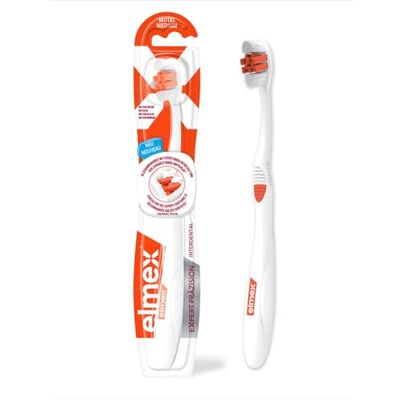 ELMEX Expert Precision Interdentaire Brosse à dents moyenne ELMEX Expert Precision Interdentaire Brosse à dents moyenne