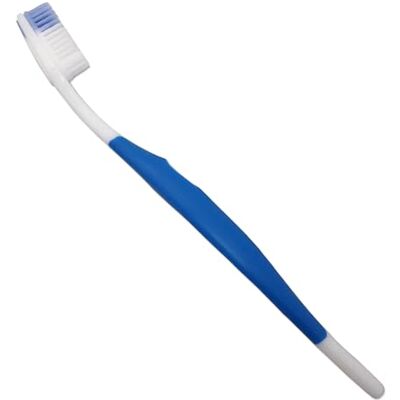 Dental Aesthetics Sili Sensi-Brush Brosse à dents en silicone pour prothèses partielles et flexibles Valplast (Bleu) Dental Aesthetics Sili Sensi-Brush Brosse à dents en silicone pour prothèses partielles et flexibles Valplast (Bleu)