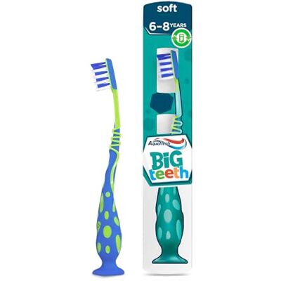 Aquafresh Big Teeth Brosse à dents à poils souples 6-8 ans Aquafresh Big Teeth Brosse à dents à poils souples 6-8 ans