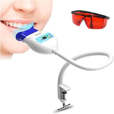 Bitayoh Lampe Blanchiment Dentaire Professionnel, LUNETTE offert, Accélere le processus du blanchiment Denatire, Fexible, minuteur et Intensité réglable Bitayoh Lampe Blanchiment Dentaire Professionnel, LUNETTE offert, Accélere le processus du blanchiment Denatire, Fexible, minuteur et Intensité réglable