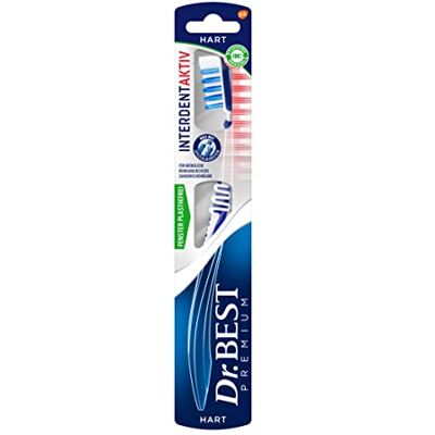 Dr.Best Interdent Active Brosse à dents dure (1 pièce) pour un nettoyage en profondeur jusque dans les espaces interdentaires Dr.Best Interdent Active Brosse à dents dure (1 pièce) pour un nettoyage en profondeur jusque dans les espaces interdentaires