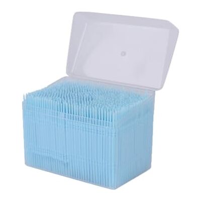 Generic Dental Picks Lot de 1100 cure-dents jetables en plastique avec étui transparent Vert Generic Dental Picks Lot de 1100 cure-dents jetables en plastique avec étui transparent Vert
