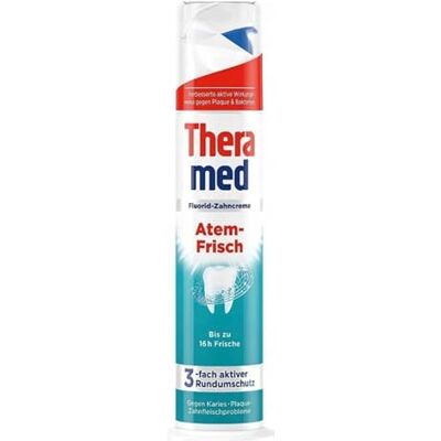 Theramed Fresh Breath Lot de 5 distributeurs de dentifrice 5 x 100 ml Theramed Fresh Breath Lot de 5 distributeurs de dentifrice 5 x 100 ml