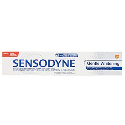 Sensodyne Dentifrice doux pour dents sensibles, contribue à des dents fortes et des gencives saines, 75 ml Sensodyne Dentifrice doux pour dents sensibles, contribue à des dents fortes et des gencives saines, 75 ml