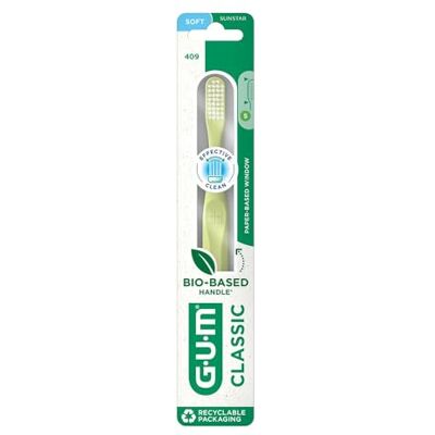 GUM Brosse à dents Classic 409 Bleu GUM Brosse à dents Classic 409 Bleu