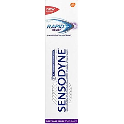 Sensodyne Lot de 6 dentifrice Rapid Relief 75 ml Sensodyne Lot de 6 dentifrice Rapid Relief 75 ml