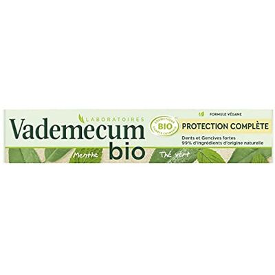 Vademecum Dentifrice Protection Complète Goût Menthe Douce Bio 75Ml Lot De 3 Vendu Par Lot Vademecum Dentifrice Protection Complète Goût Menthe Douce Bio 75Ml Lot De 3 Vendu Par Lot