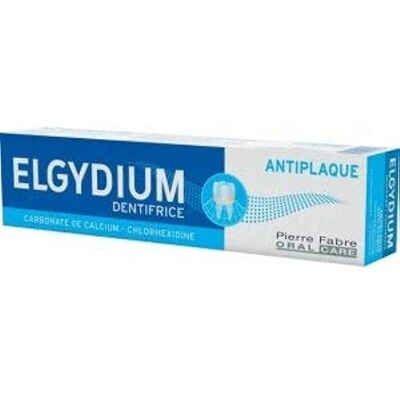 Elgydium Lot de 3 paquets de dentifrice anti-plaque 75 ml/100 g Elgydium Lot de 3 paquets de dentifrice anti-plaque 75 ml/100 g