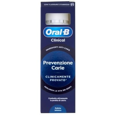 Oral-B Dentifrice Clinical Prévention des caries Nettoyage intense 75 ml Oral-B Dentifrice Clinical Prévention des caries Nettoyage intense 75 ml