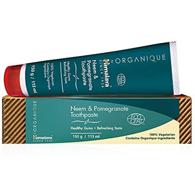 Himalaya Neem & Pomegranate Toothpaste Dentifrice sans fluorure Végétarien 150g (1-Pack) Himalaya Neem & Pomegranate Toothpaste Dentifrice sans fluorure Végétarien 150g (1-Pack)