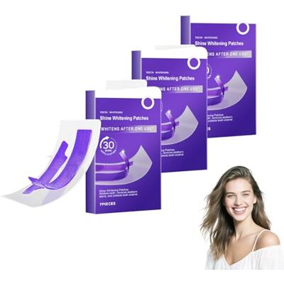 VKaoess Bandes blanchissantes pour les dents Kit professionnel de bandes blanchissantes, bandes correctrices violettes pour les taches jaunes, douces pour les dents sensibles et l'émail. (3 boîtes) VKaoess Bandes blanchissantes pour les dents Kit professionnel de bandes blanchissantes, bandes correctrices violettes pour les taches jaunes, douces pour les dents sensibles et l'émail. (3 boîtes)