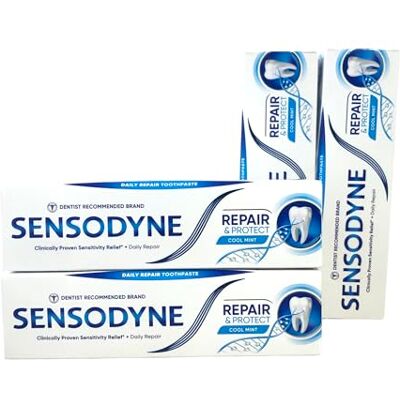Sensodyne Lot de 4 dentifrice Repair & Protect 75 ml Sensodyne Lot de 4 dentifrice Repair & Protect 75 ml