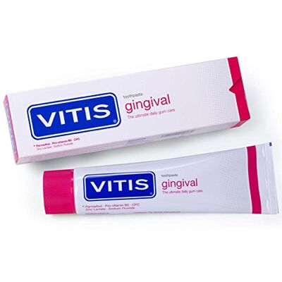 Vitis Gingival Dentifrice 100 ml Lot de 6 (6 x 100 ml) Vitis Gingival Dentifrice 100 ml Lot de 6 (6 x 100 ml)