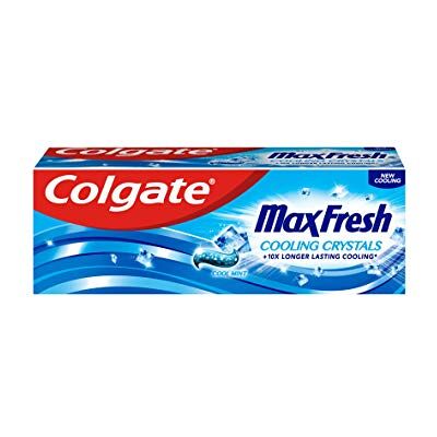 Colgate MaxFresh Cooling Crystals Zahnpasta, 20ml Zahncreme für einen frischen Atem, in praktischer Reise- und Probiergröße Colgate MaxFresh Cooling Crystals Zahnpasta, 20ml Zahncreme für einen frischen Atem, in praktischer Reise- und Probiergröße