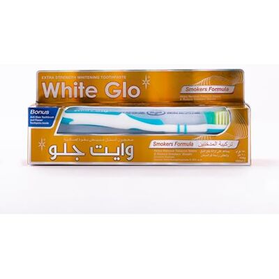 White Glo Dentifrice formule blanchissante pour fumeurs White Glo Dentifrice formule blanchissante pour fumeurs