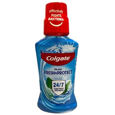Colgate Plax Cool Mint Lave-bouche avec CPC 250 ml Colgate Plax Cool Mint Lave-bouche avec CPC 250 ml