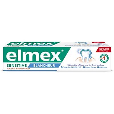 ELMEX Dentifrice Sensitive Blancheur, 3 x 75 ml ELMEX Dentifrice Sensitive Blancheur, 3 x 75 ml