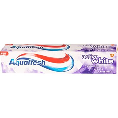 Aquafresh Dentifrice Active White 1 Unité Aquafresh Dentifrice Active White 1 Unité