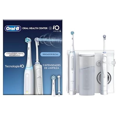 Brosse à dents électrique Oral-B iO4 & OxyJet Blanc - Brosse électrique Brosse à dents électrique Oral-B iO4 & OxyJet Blanc - Brosse électrique