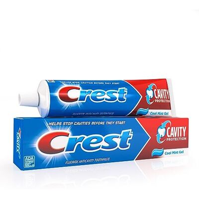 Crest Cavity Protection Cool Mint Flavor Lot de 6 dentifrices en gel liquide 232,5 g Crest Cavity Protection Cool Mint Flavor Lot de 6 dentifrices en gel liquide 232,5 g
