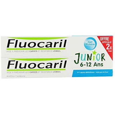 Fluocaril Fluoc.Junior Gel Bubble 2 x 75 ml Fluocaril Fluoc.Junior Gel Bubble 2 x 75 ml
