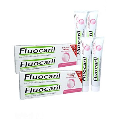 Fluocaril Bi-Fluoré 145mg Dents sensibles Lot de 4 Tubes de 75ml(4) Fluocaril Bi-Fluoré 145mg Dents sensibles Lot de 4 Tubes de 75ml(4)