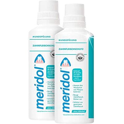 Meridol 2x Lavage de bouche Barrière gingivale 400ml sans alcool Meridol 2x Lavage de bouche Barrière gingivale 400ml sans alcool