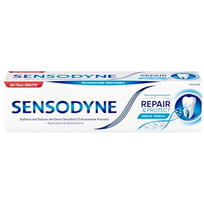 Sensodyne Repair&Protect Dentifrice pour dents sensibles, répare et protège, goût menthe fraîche, 75 ml Sensodyne Repair&Protect Dentifrice pour dents sensibles, répare et protège, goût menthe fraîche, 75 ml