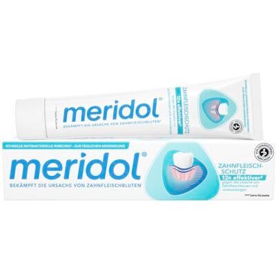 Meridol Dentifrice 75 ml – Le dentifrice combat les inflammations des gencives, effet antibactérien Meridol Dentifrice 75 ml – Le dentifrice combat les inflammations des gencives, effet antibactérien
