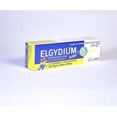Elgydium ELG DENT Kids PLATANO 50ML, Noir, Standard Elgydium ELG DENT Kids PLATANO 50ML, Noir, Standard