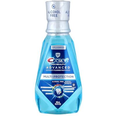 Crest Pro-Health Advanced Mouthwash, sans alcool, multi-protection, menthe fraîche, 500 ml Crest Pro-Health Advanced Mouthwash, sans alcool, multi-protection, menthe fraîche, 500 ml