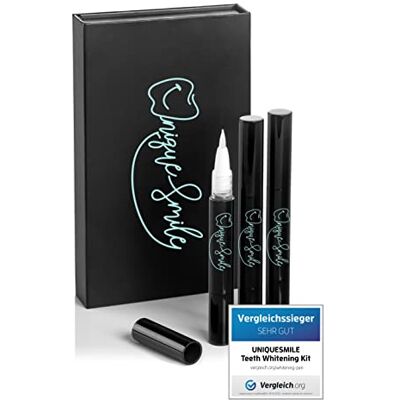 UniqueSmile Kit de blanchiment des dents de qualité supérieure Tout en un pour un sourire éclatant UniqueSmile Kit de blanchiment des dents de qualité supérieure Tout en un pour un sourire éclatant