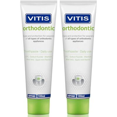 Vitis Orthodontic Dentifrice 100 ml Lot de 2 (2 x 100 ml) Vitis Orthodontic Dentifrice 100 ml Lot de 2 (2 x 100 ml)
