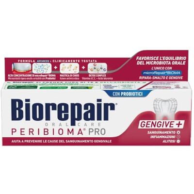 Biorepair Peribiome PRO Dentifrice avec probiotiques, 75 ml Biorepair Peribiome PRO Dentifrice avec probiotiques, 75 ml