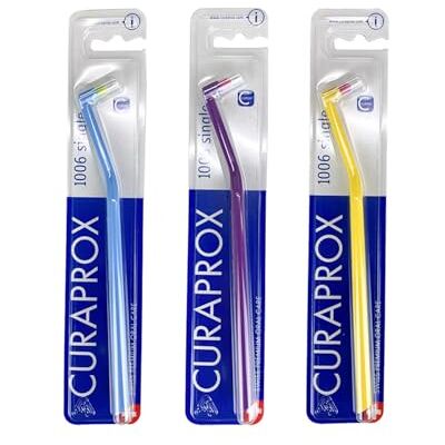Curaprox CS 1006 Lot de 3 brosses à dents (couleur assortie) Curaprox CS 1006 Lot de 3 brosses à dents (couleur assortie)
