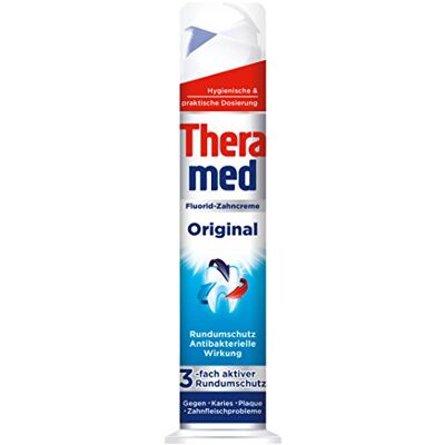 Theramed Lot de 5 distributeurs de dentifrice Original (5 x 100 ml) Theramed Lot de 5 distributeurs de dentifrice Original (5 x 100 ml)