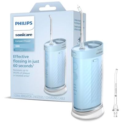 Philips HX3333/24 PORTABLE FLOSSER BLUE,2 BUTTON Philips HX3333/24 PORTABLE FLOSSER BLUE,2 BUTTON