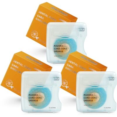RAZOKO Orthodontist Goedgekeurde Tandenflos Geweven met Kokosolie voor Gevoelig Tandvlees, Extra Breed & Vegan, 6 Maanden Voorraad (33 Yds x 3 Units) Friandise Sanguines RAZOKO Orthodontist Goedgekeurde Tandenflos Geweven met Kokosolie voor Gevoelig Tandvlees, Extra Breed & Vegan, 6 Maanden Voorraad (33 Yds x 3 Units) Friandise Sanguines