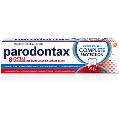 Parodontax Complete Protection Dentifrice au fluorure, 1 x 75 ml, aide à réduire et à prévenir les saignements des gencives Parodontax Complete Protection Dentifrice au fluorure, 1 x 75 ml, aide à réduire et à prévenir les saignements des gencives