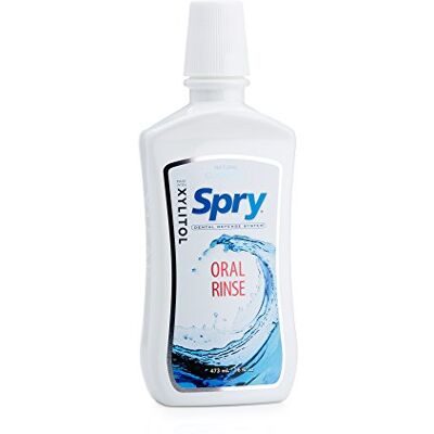 Spry Bain de Bouche Naturel au Xylitol, Sans Fluor avec Soutien de l’Émail – Rince-Bouche Doux Sans Alcool, Non-OGM, Coolmint 16 fl oz (Pack of 1) Spry Bain de Bouche Naturel au Xylitol, Sans Fluor avec Soutien de l’Émail – Rince-Bouche Doux Sans Alcool, Non-OGM, Coolmint 16 fl oz (Pack of 1)